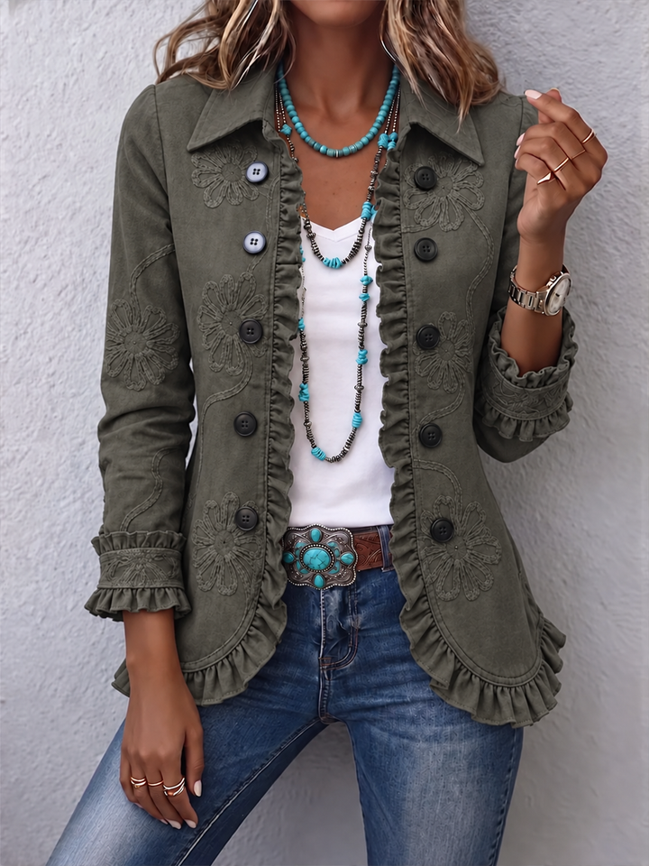 Lois | Boho-Jacke mit Rüschen