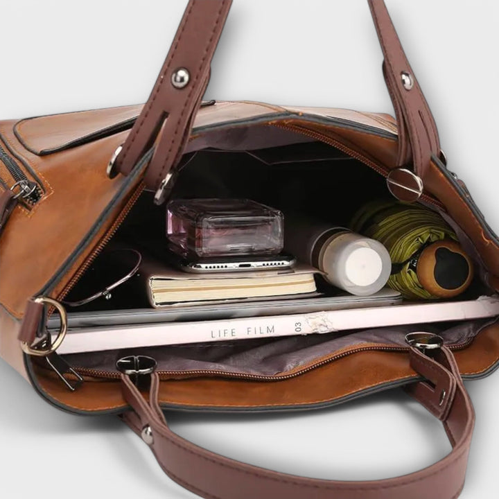 Aurora. - Elegante Ledertasche
