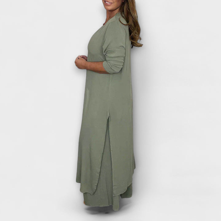 Aurora 2-teiliges stilvolles Damen-Co-Ord-Set
