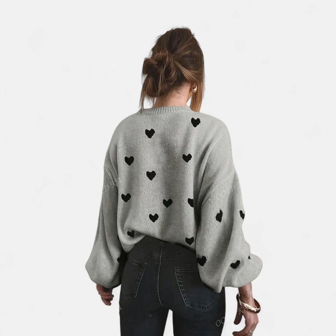 Isla Hearts Wollpullover