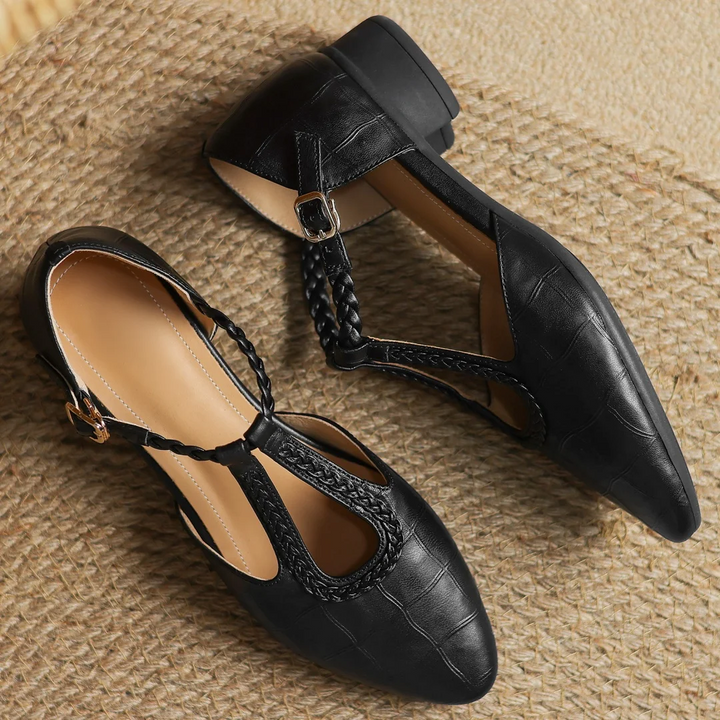 Kepa Leder Mary Janes