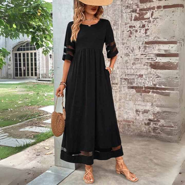 Beth | Figurbetontes, Bauchglättendes Midi-Kleid