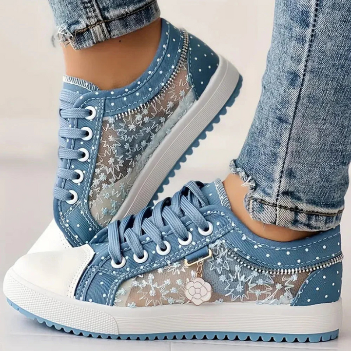 Margaret | Elegante Sneaker mit Blumenmuster