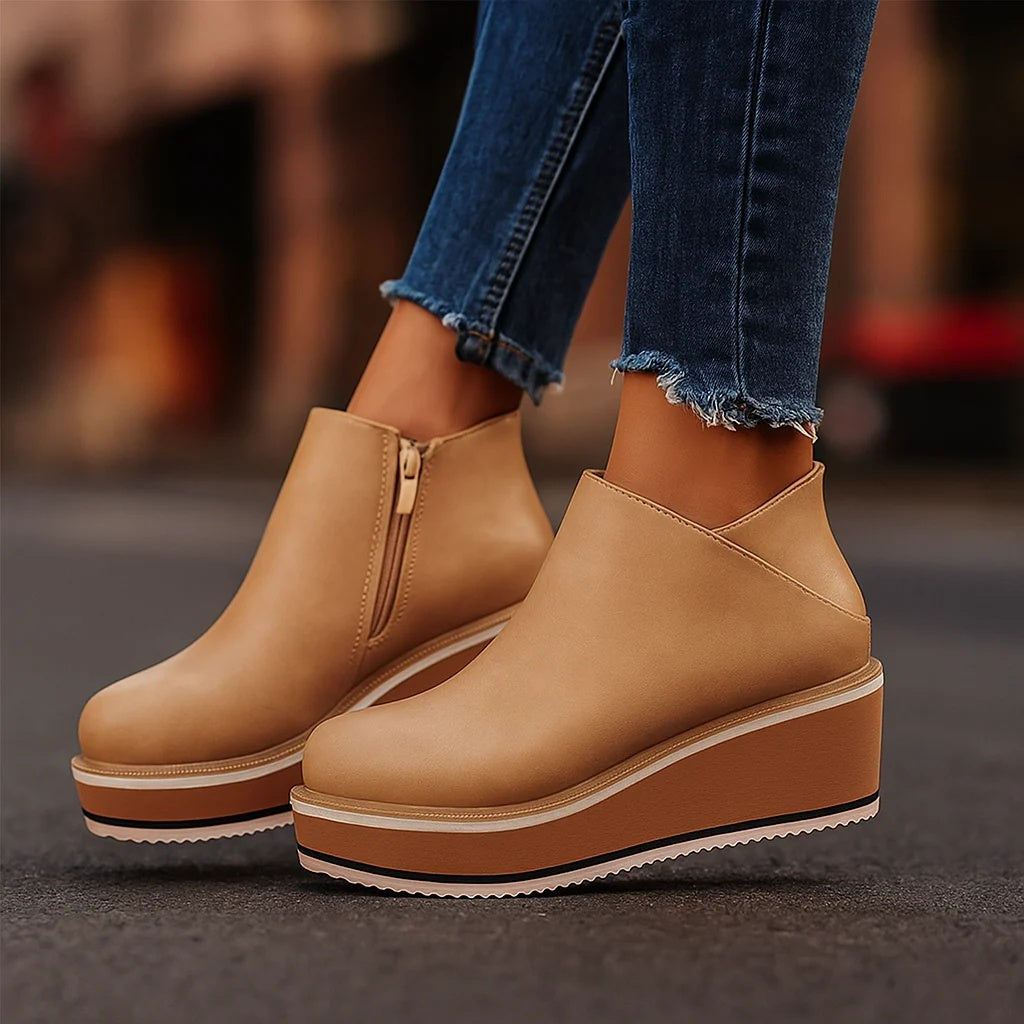 Selora Orthopädische Plateau-Stiefeletten