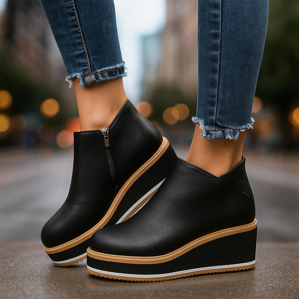 Selora Orthopädische Plateau-Stiefeletten