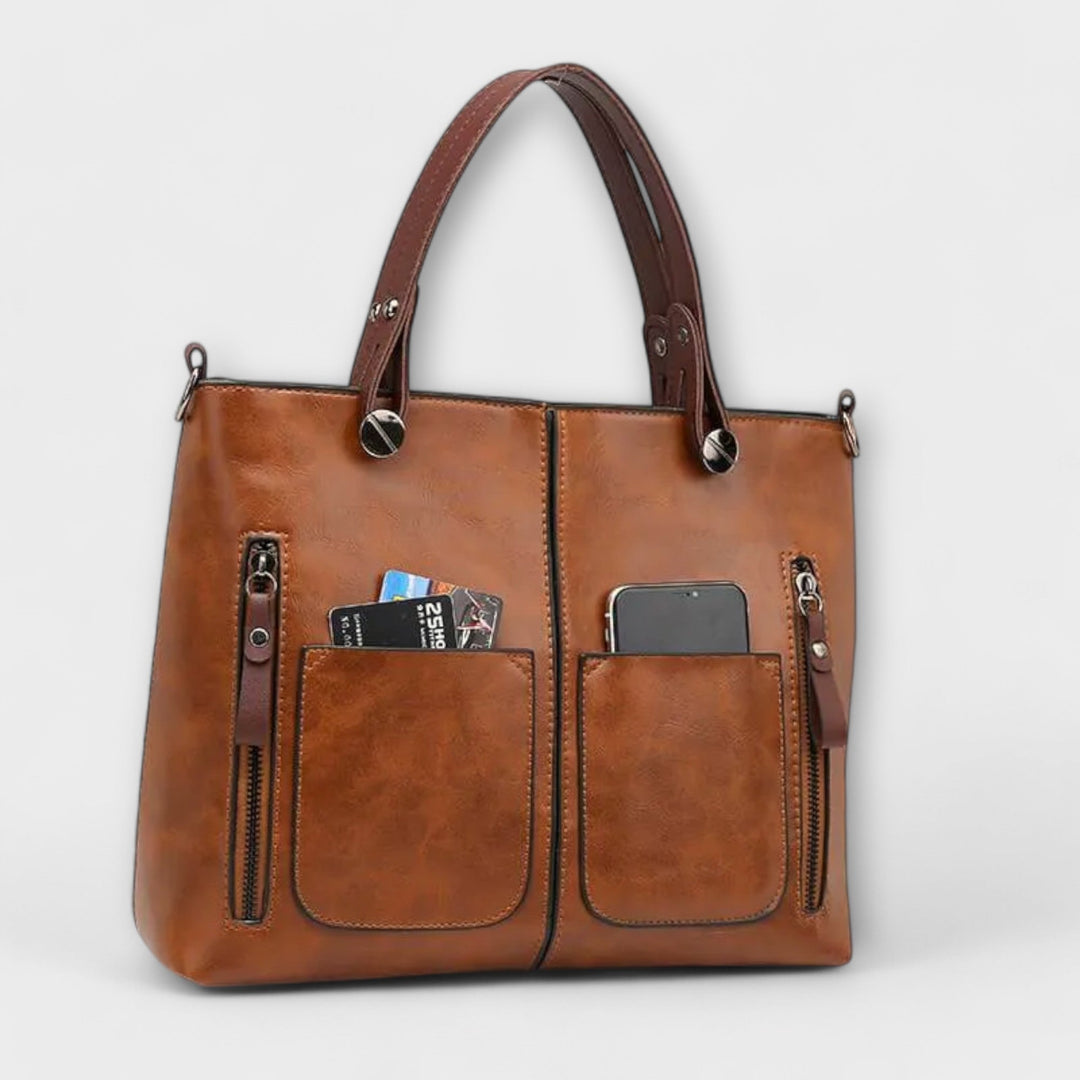 Aurora. - Elegante Ledertasche