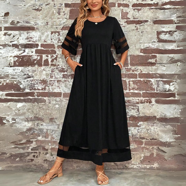 Beth | Figurbetontes, Bauchglättendes Midi-Kleid
