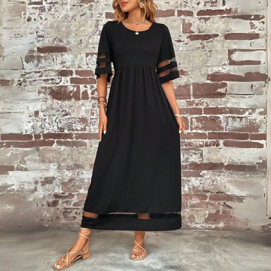 Beth | Figurbetontes, Bauchglättendes Midi-Kleid