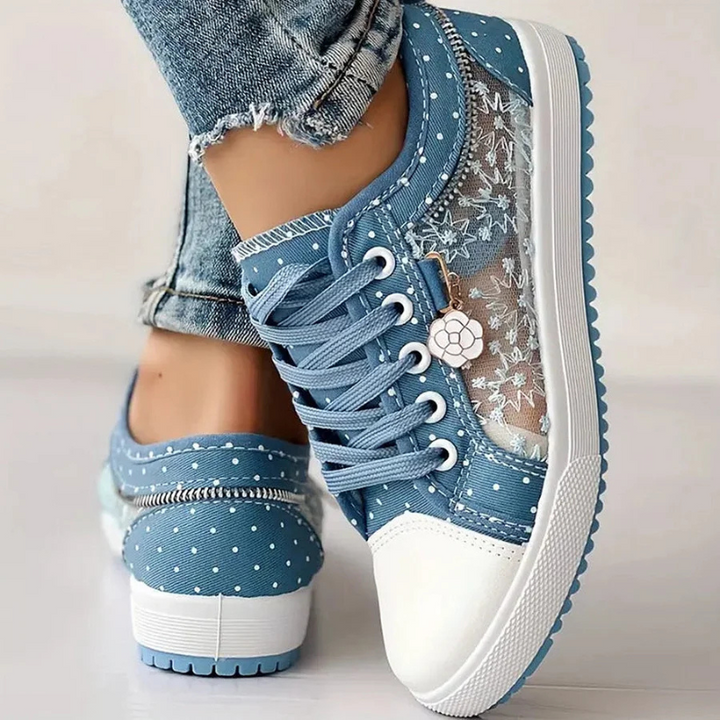 Margaret | Elegante Sneaker mit Blumenmuster