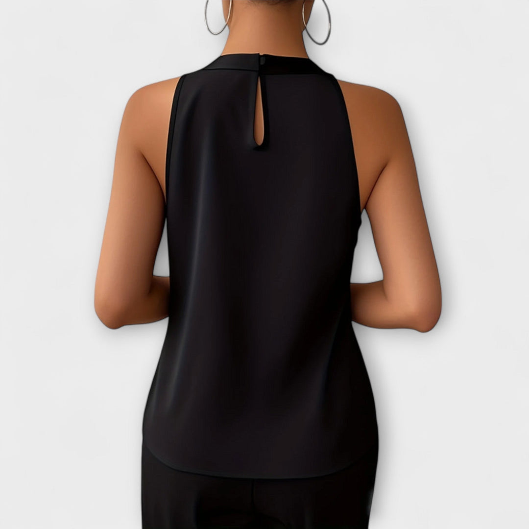 Skye - Schicke Satinbluse mit Off-Shoulder-Design