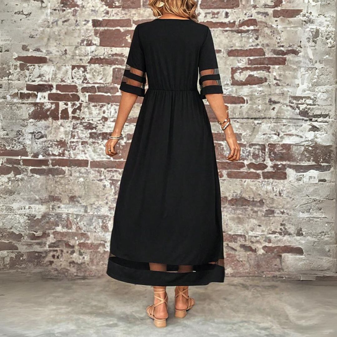 Beth | Figurbetontes, Bauchglättendes Midi-Kleid