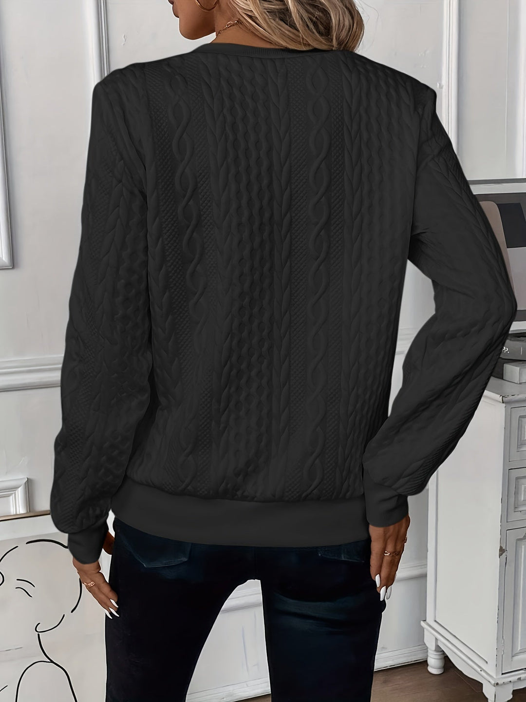 Elora | Strickpullover mit Zipper-Detail