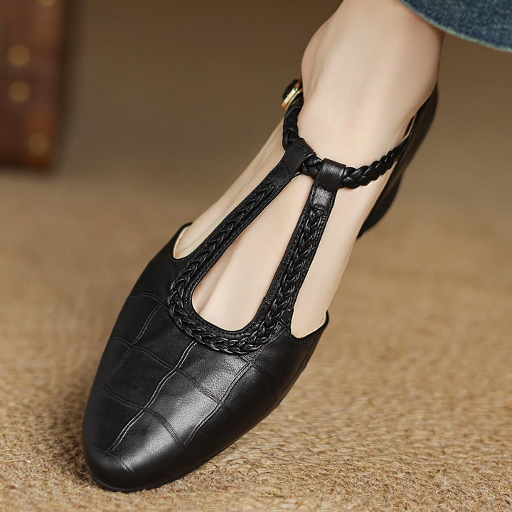 Kepa Leder Mary Janes