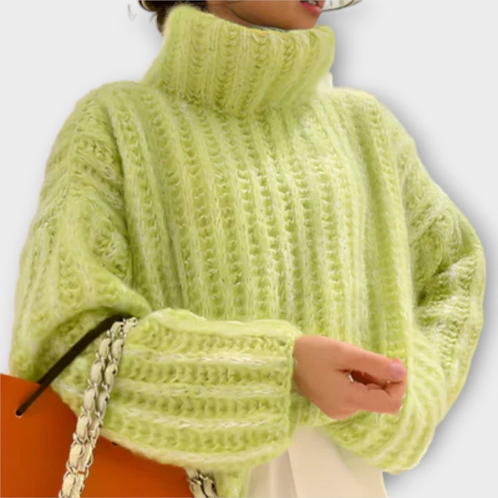 Paulina | Weicher langärmeliger Damen-Kapuzenpullover