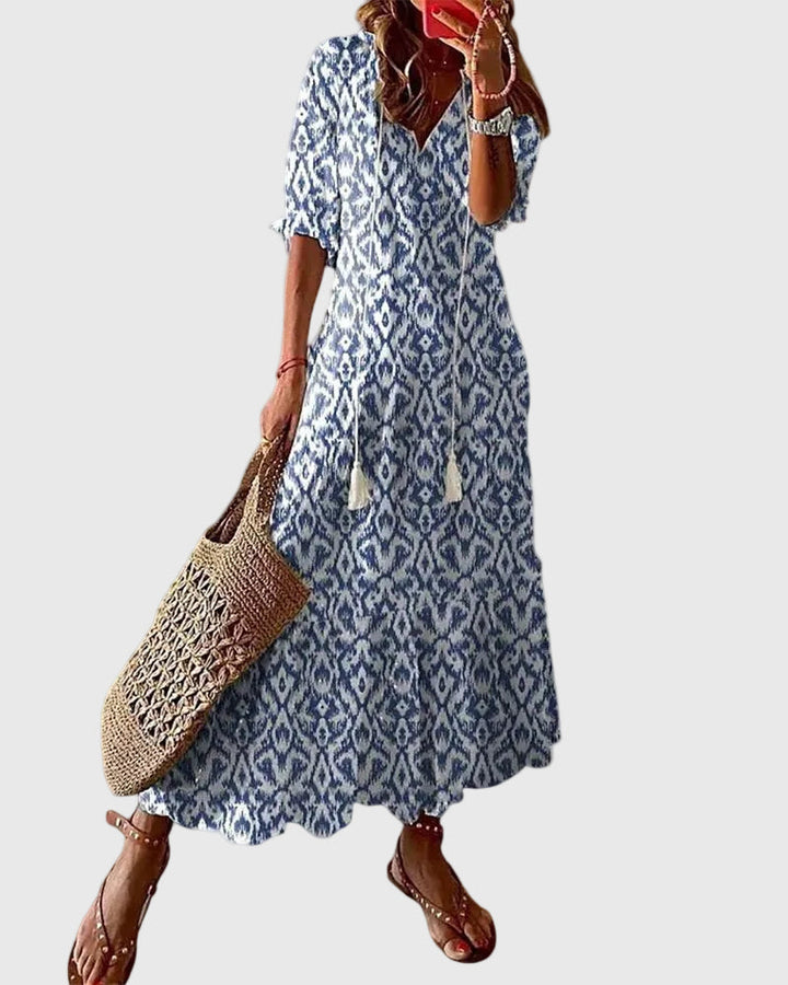 Sofia | Boho Vintage Sommer Maxikleid