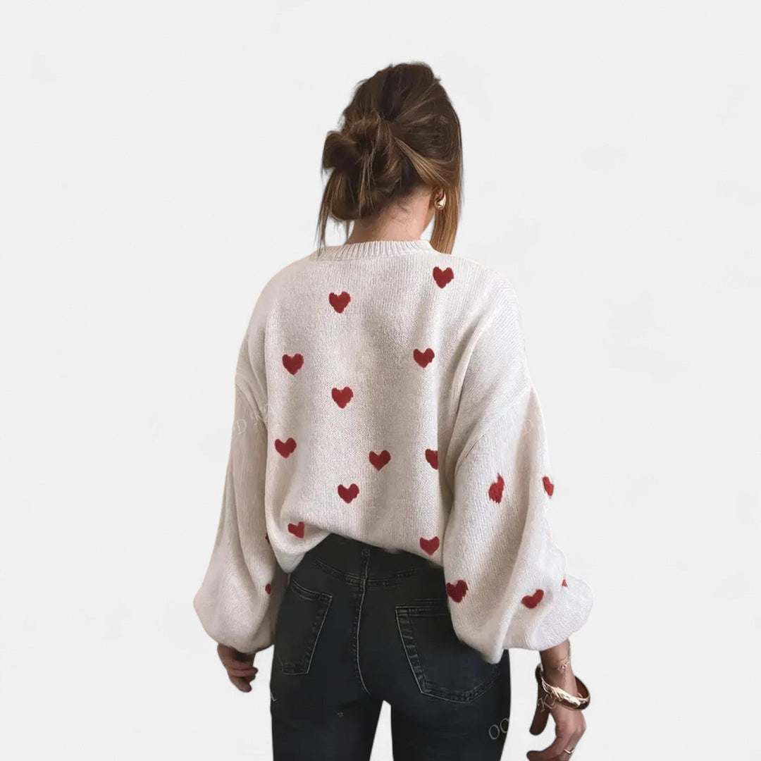 Isla Hearts Wollpullover