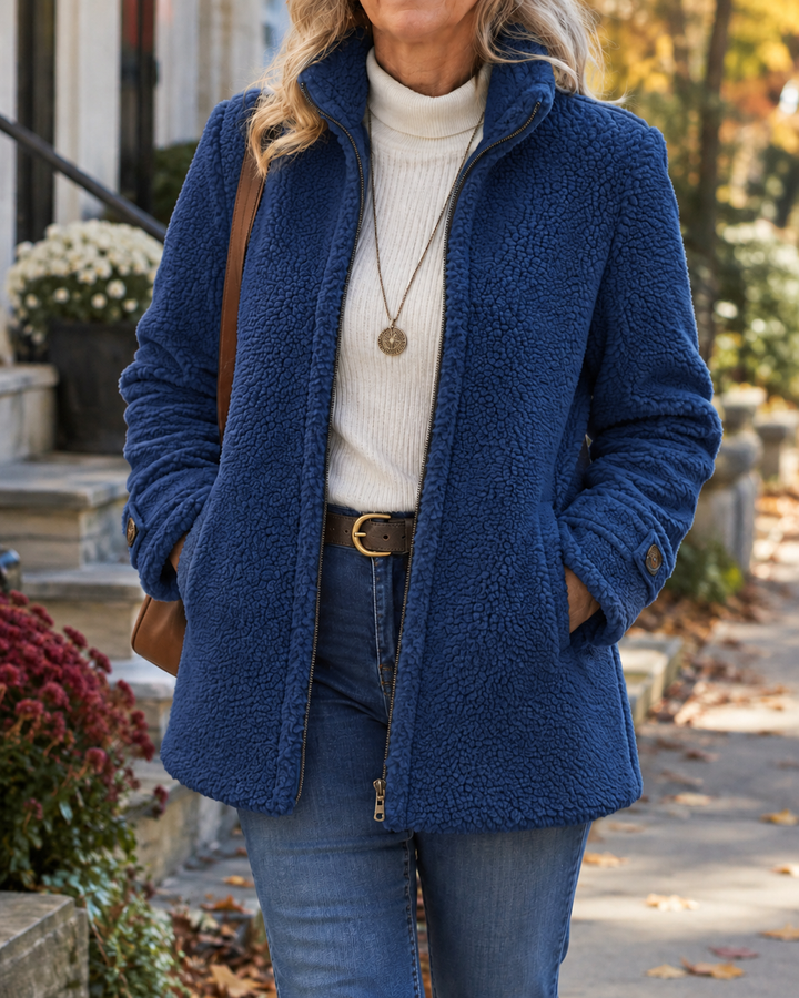 Rebecca™ | Kuschelige Stehkragenjacke