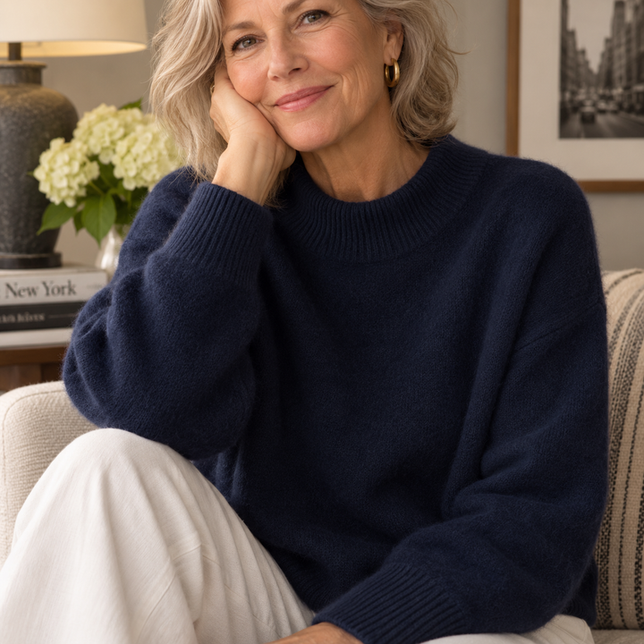 Bellamy | Stehkragenpullover aus Kaschmir-Mix