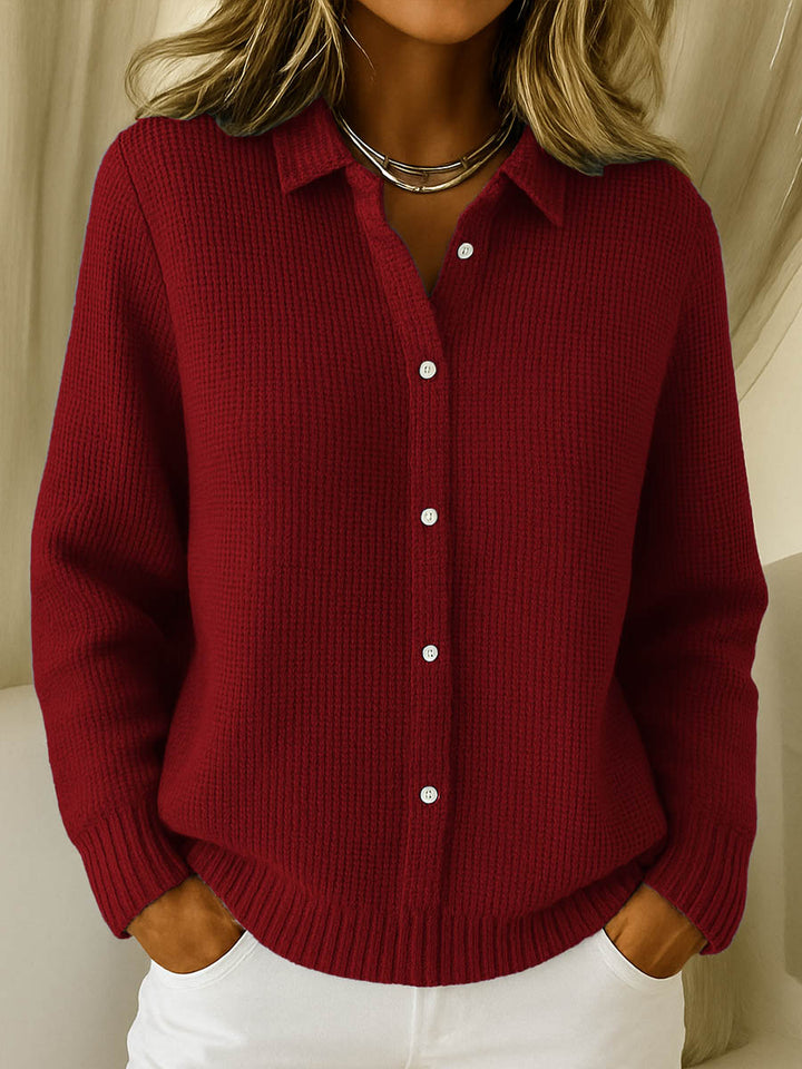Elaine | Klassischer Strick-Button-Cardigan