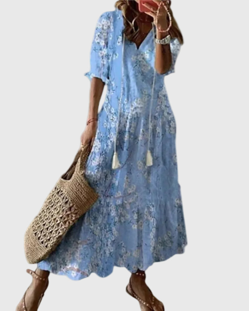 Sofia | Boho Vintage Sommer Maxikleid