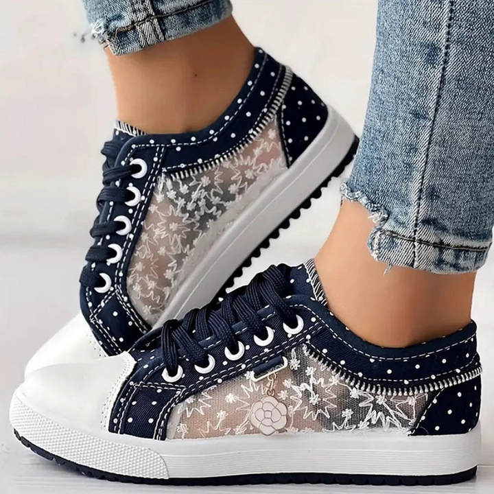 Margaret | Elegante Sneaker mit Blumenmuster
