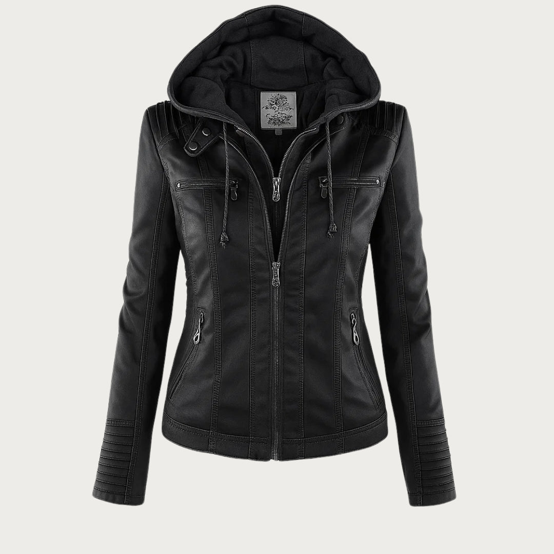 Flavia | Elegante und robuste Lederjacke
