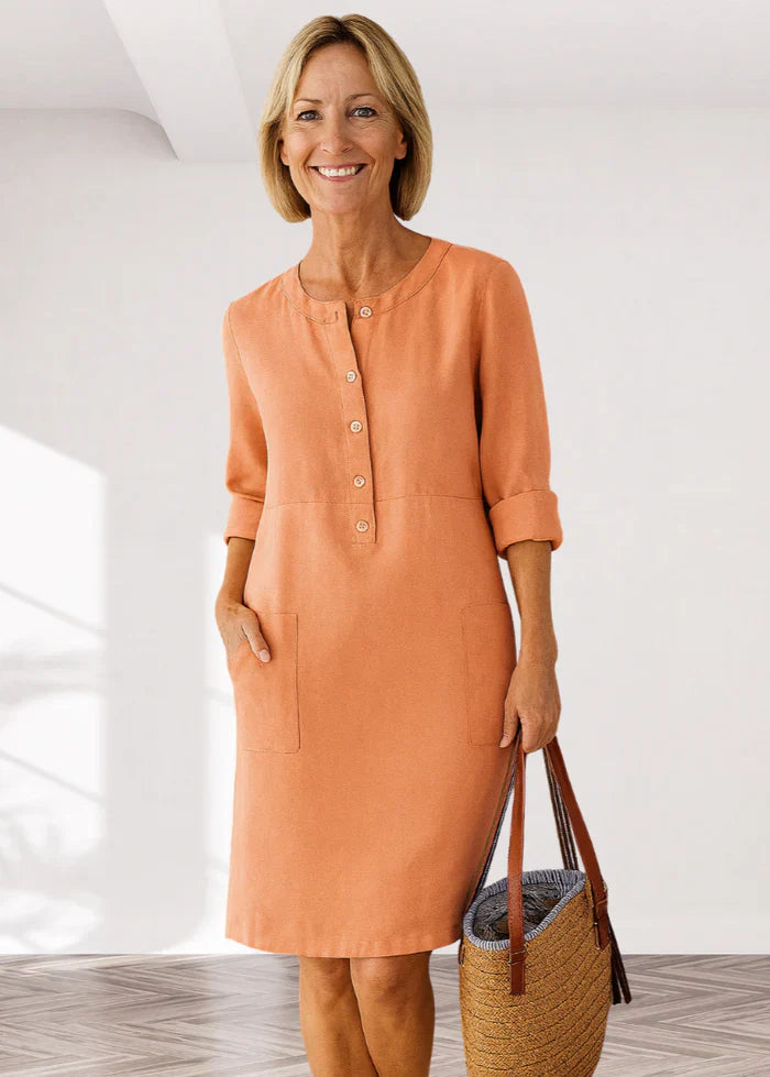 EVI | Lässiges Damenkleid mit lockerer Passform und zeitlosem Look für jeden Tag