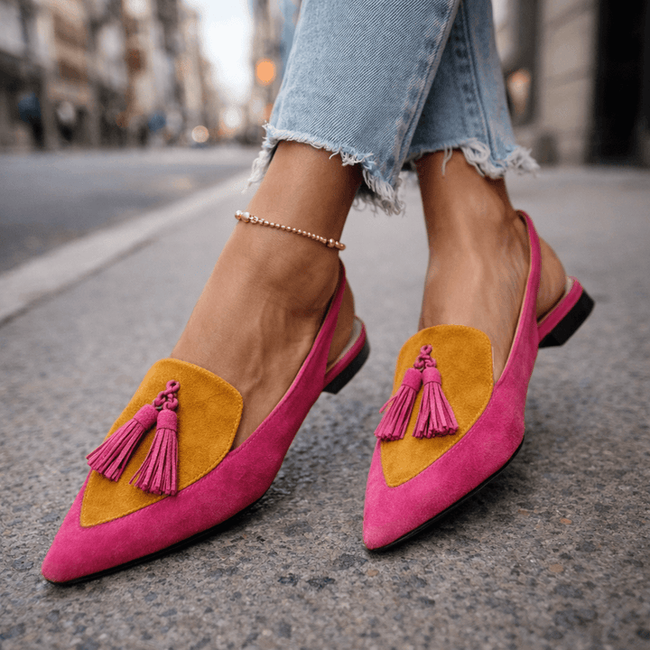 Eliza | Sandalen mit Riemen und Quasten
