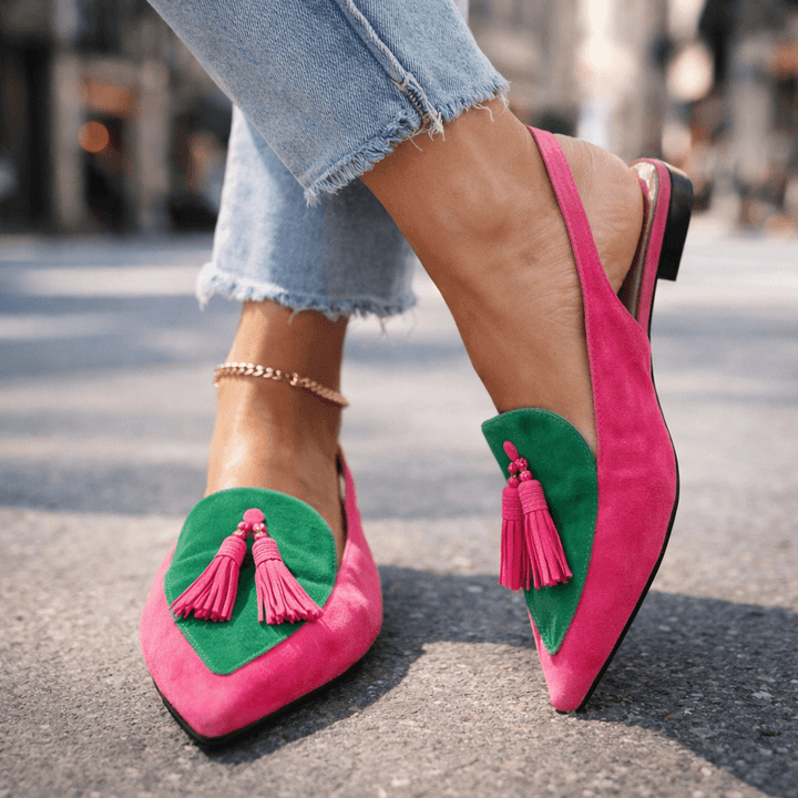 Eliza | Sandalen mit Riemen und Quasten