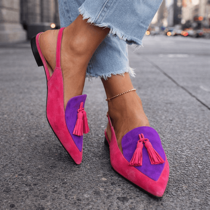 Eliza | Sandalen mit Riemen und Quasten