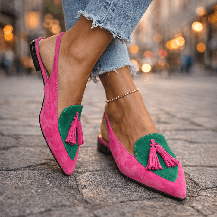 Eliza | Sandalen mit Riemen und Quasten