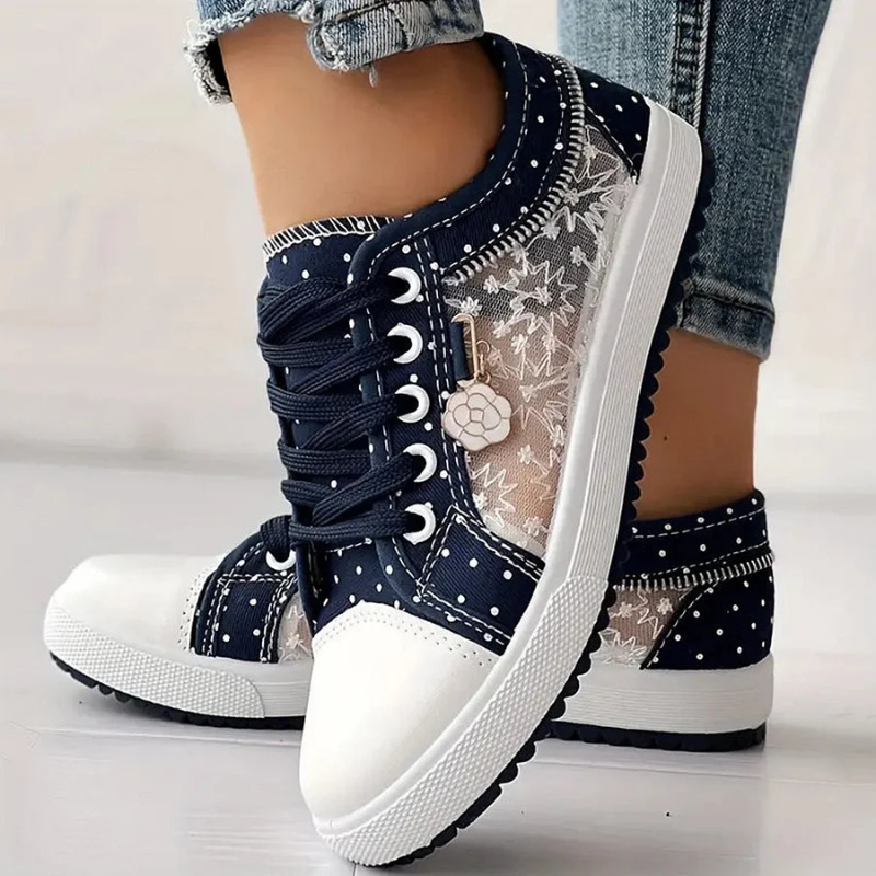 Margaret | Elegante Sneaker mit Blumenmuster