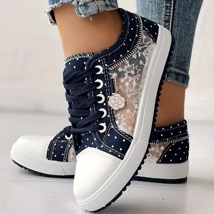 Margaret | Elegante Sneaker mit Blumenmuster