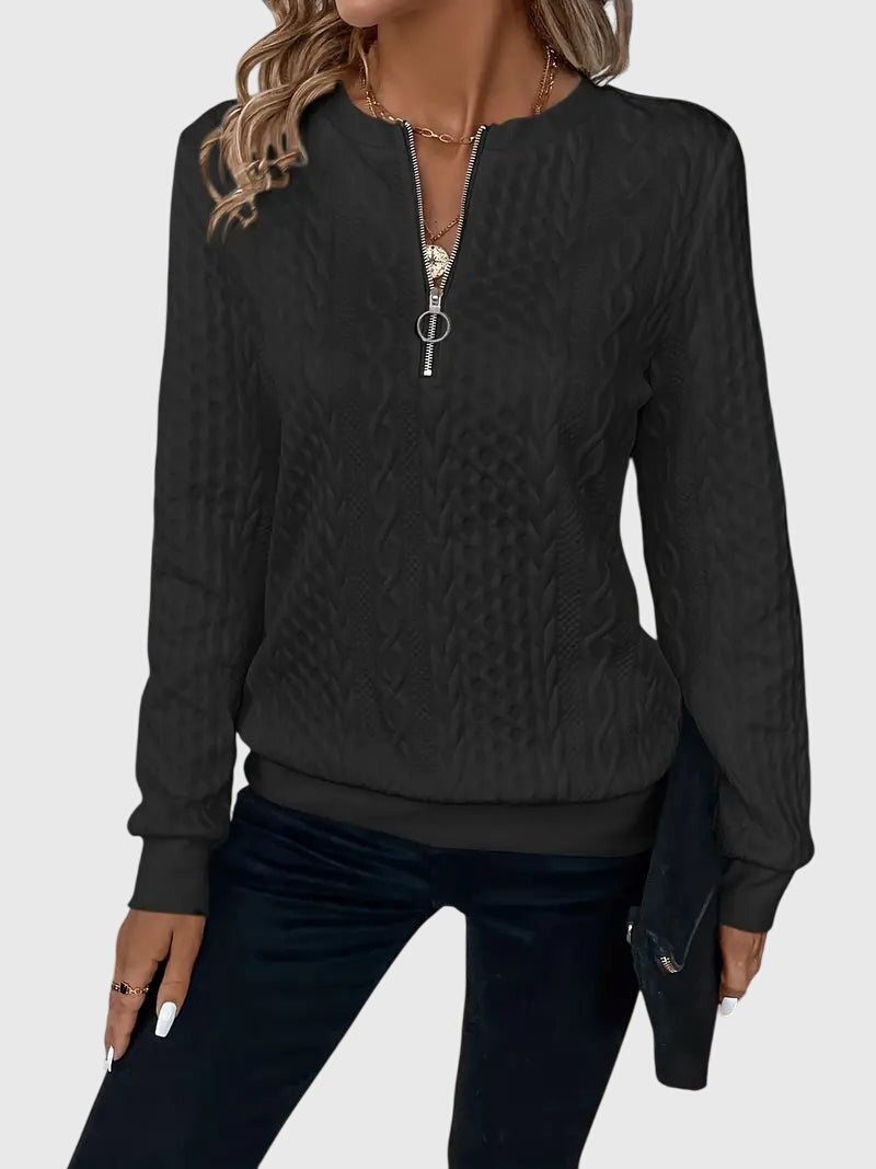 Nora™ | Pullover mit Reißverschluss