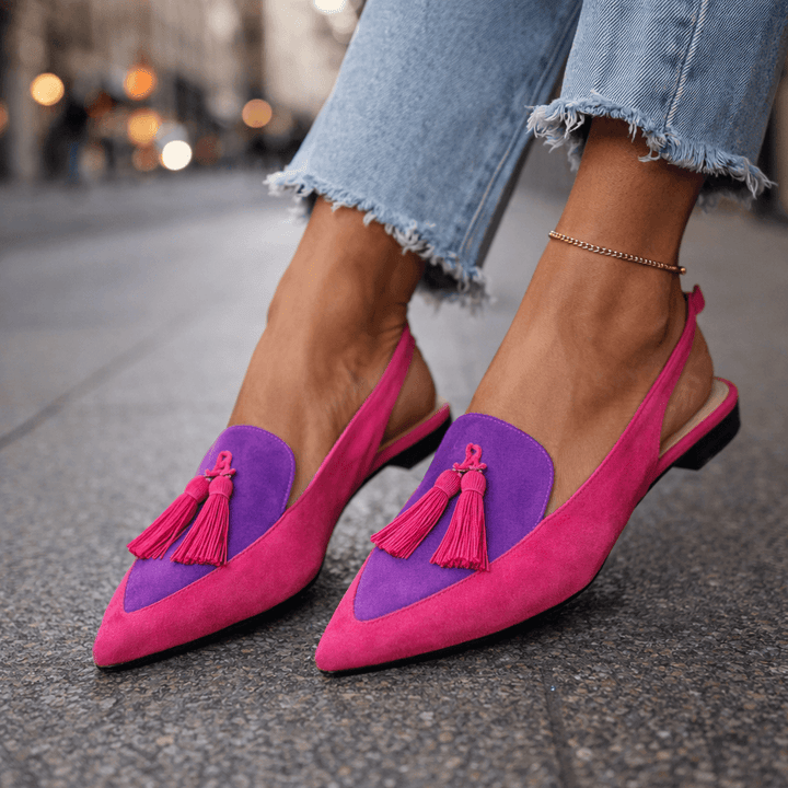 Eliza | Sandalen mit Riemen und Quasten