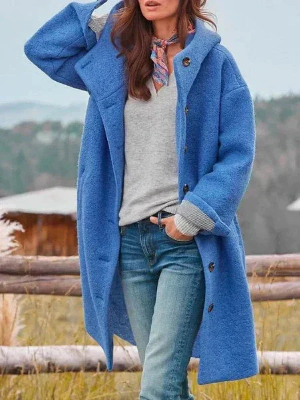 AMELIE - Stilvolle lange Winterjacke