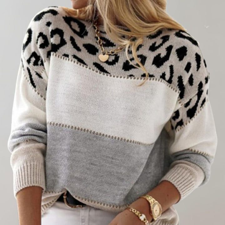 Seraphina | Eleganter Feinstrickpullover mit Animal-Details