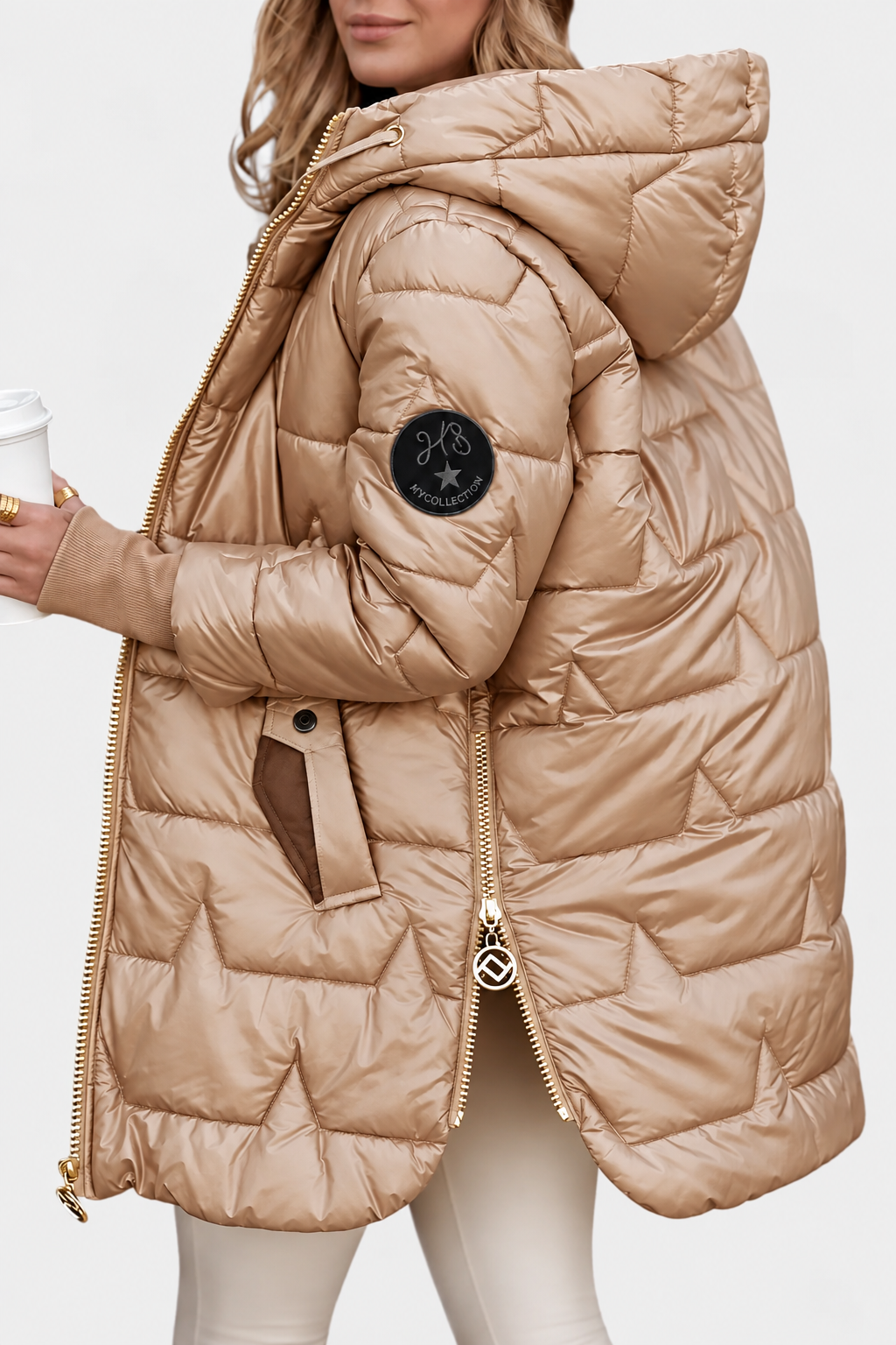 Bettina™ | Steppjacke mit Kapuze