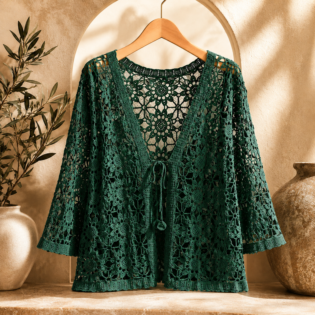Elora | Häkel-Strickjacke