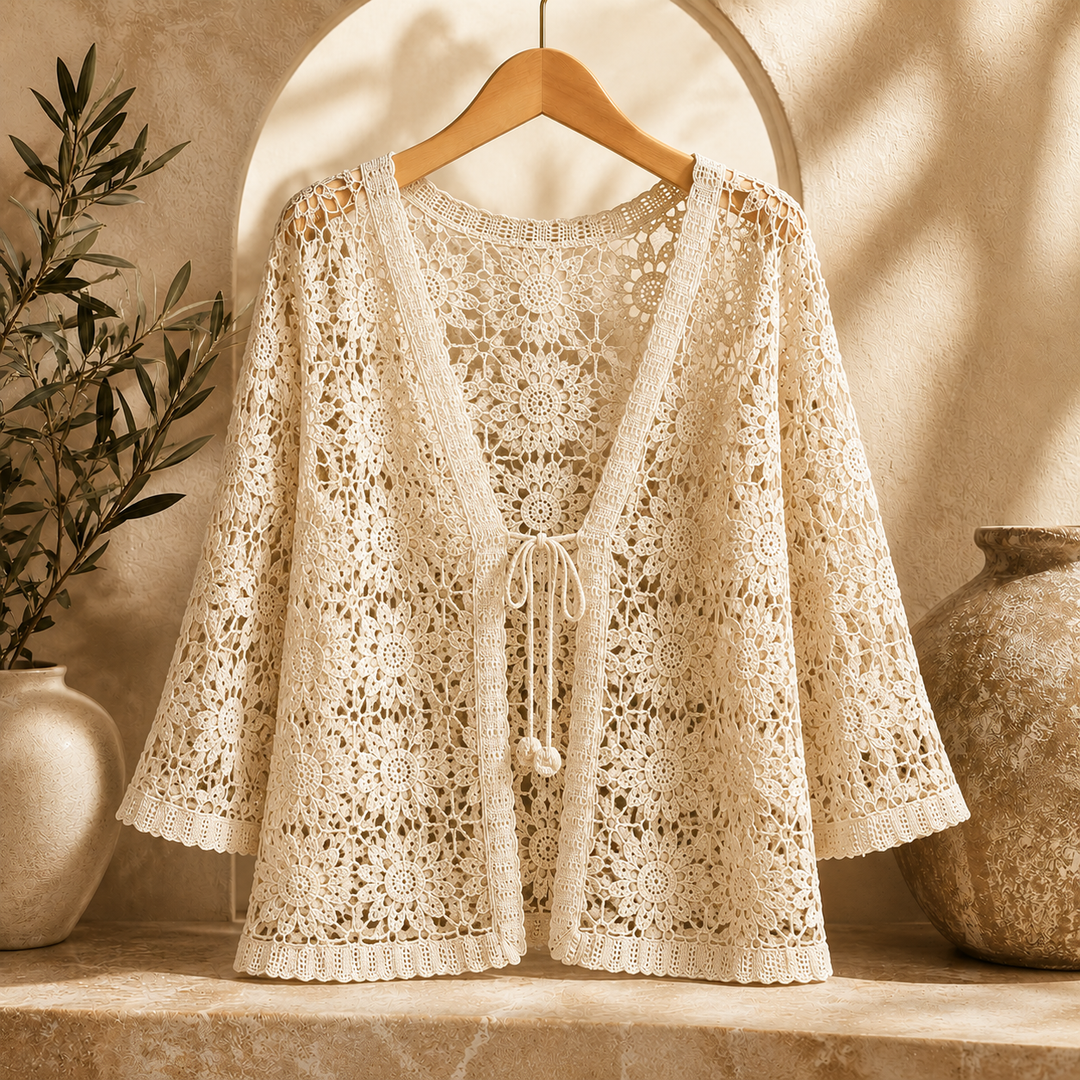 Elora | Häkel-Strickjacke