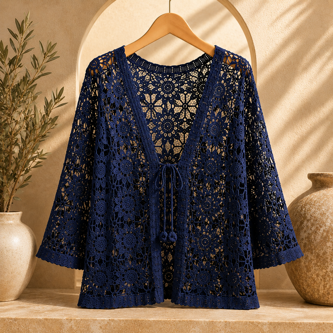 Elora | Häkel-Strickjacke