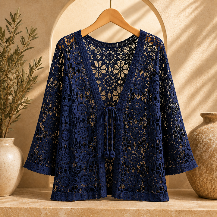 Elora | Häkel-Strickjacke