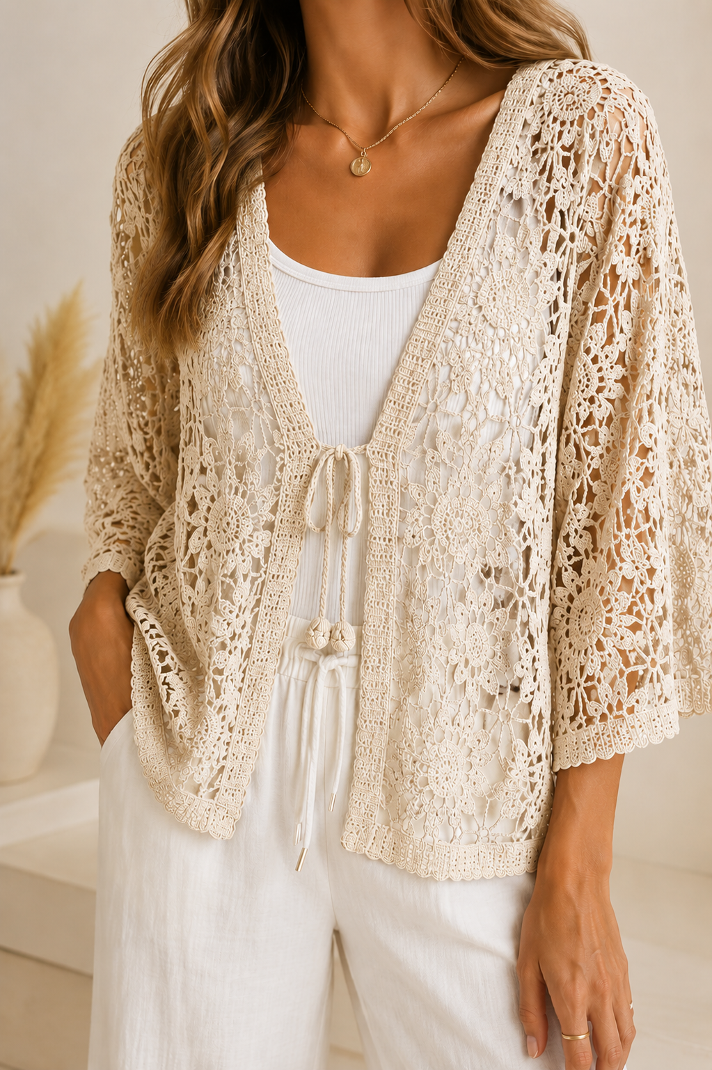 Elora | Häkel-Strickjacke