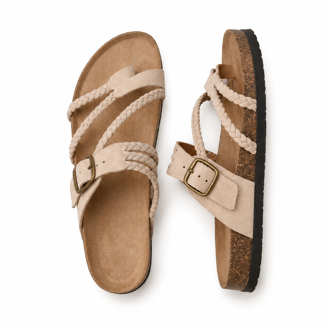 Zebei™- Anatomisch Gewebte Sandalen aus Kork