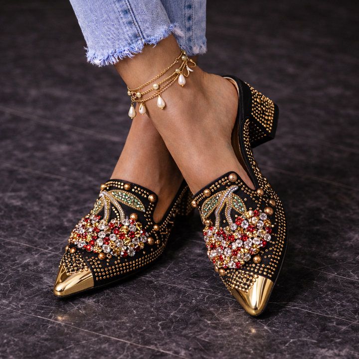 Amalia - Kirschrote Heels