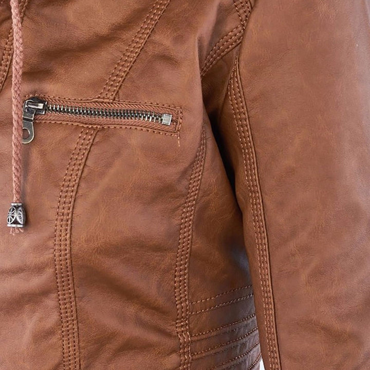 Flavia | Elegante und robuste Lederjacke