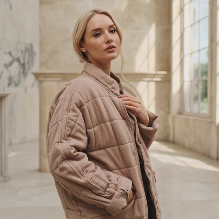 Nalaya™ | Gestepptes Fleece-Jacke mit Reißverschluss