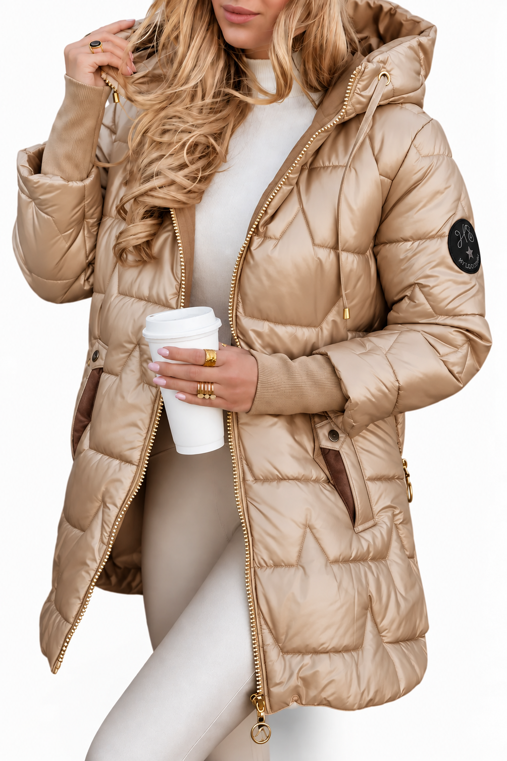 Bettina™ | Steppjacke mit Kapuze