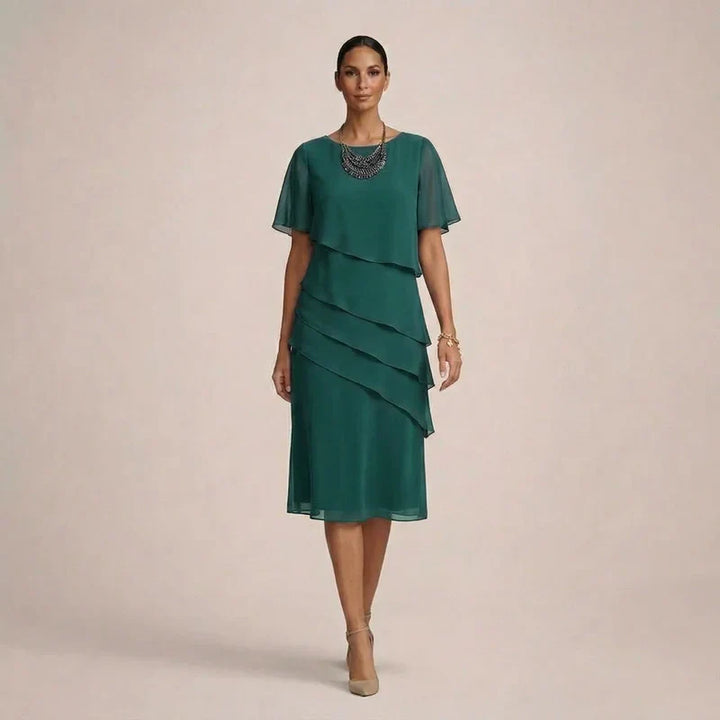 MARA | Elegantes Rüschens Kleid mit schmeichelhaftem Komfort
