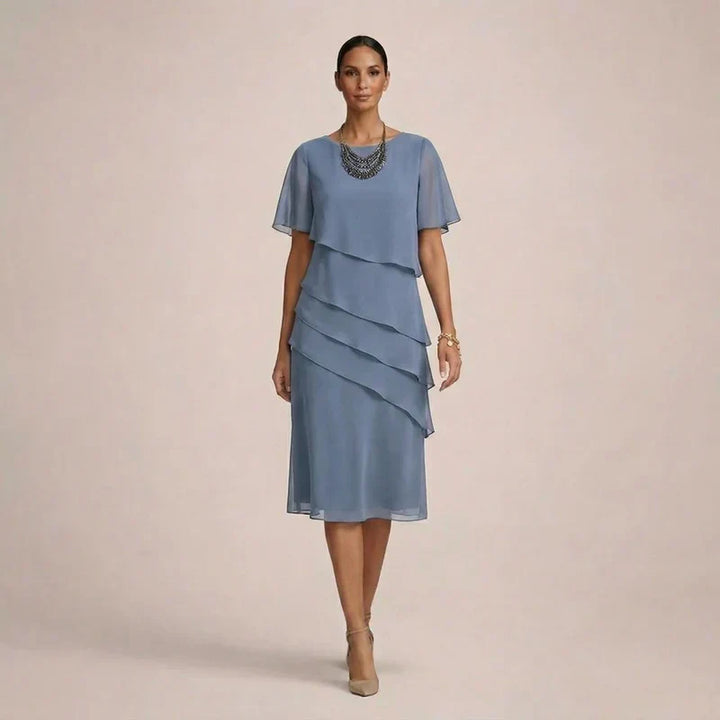 MARA | Elegantes Rüschens Kleid mit schmeichelhaftem Komfort